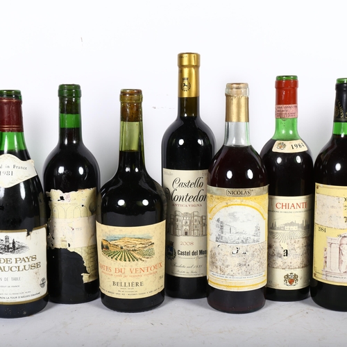 357 - 12 various bottles of red and white Vintage wines, including 2008 Castello Montedoro