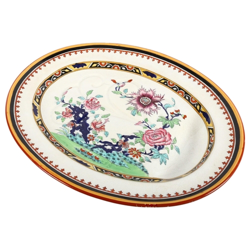 518 - A large Minton's meat plate, Boston Japan pattern, 40cm x 50cm