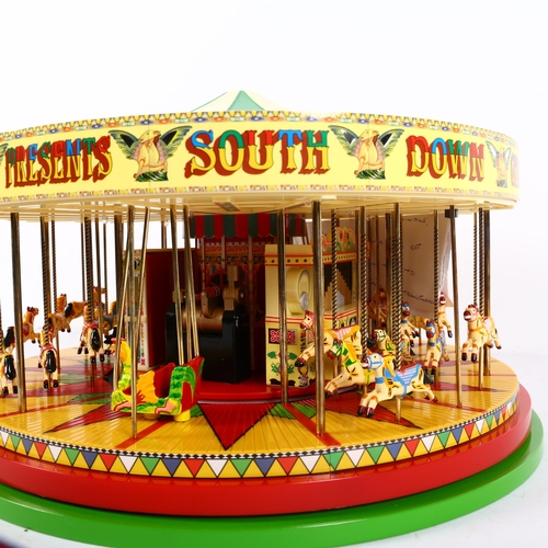 653 - Boxed Corgi model Fairground Attraction - The South Down Gallopers, 27cm diameter