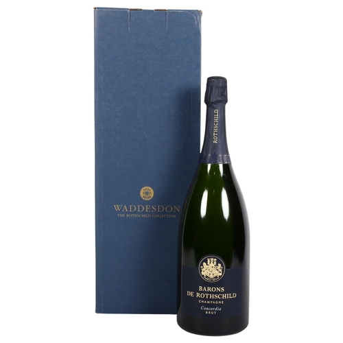 769 - Barons De Rothschild Concordia Brut Champagne, a 1500ml bottle, with original cardboard presentation... 