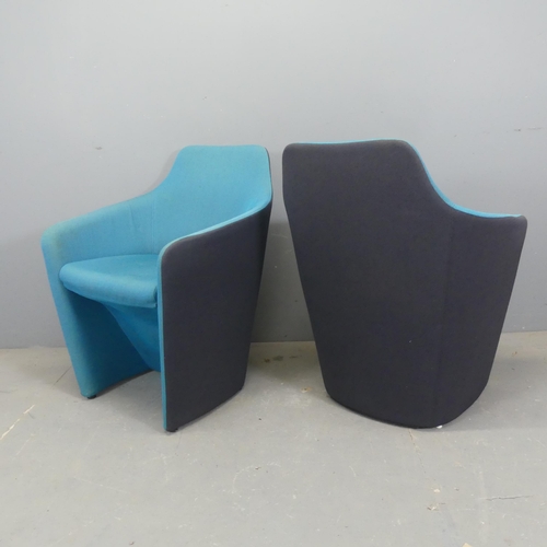 2555 - ALLERMUIR - A set of four contemporary VS1 tub chairs in 