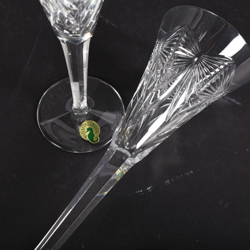 883 - Waterford Crystal - The Millennium Collection, A Toast To The Year 2000, a set of 2 Waterford Crysta... 