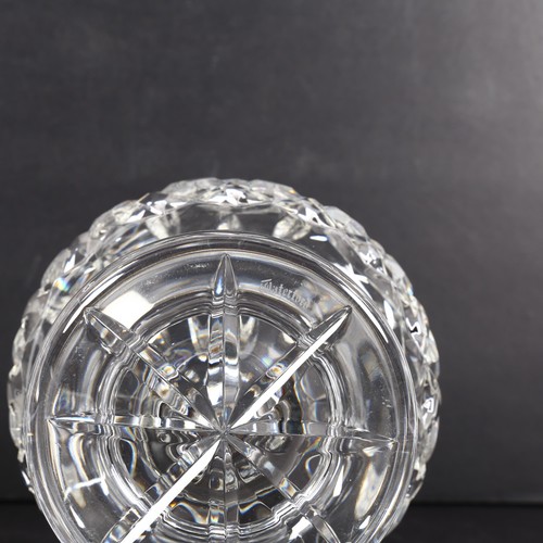 660 - A Waterford Crystal Lismore pattern decanter and stopper, 31cm