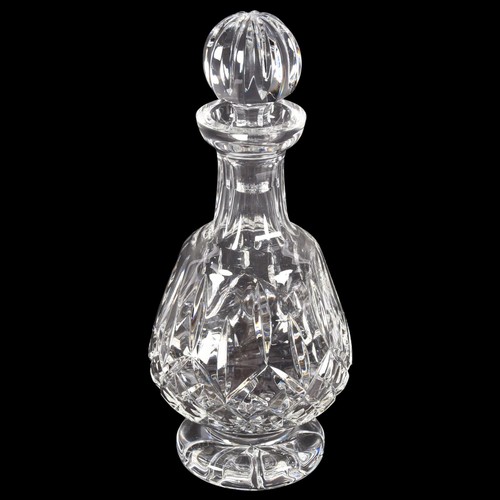 660 - A Waterford Crystal Lismore pattern decanter and stopper, 31cm