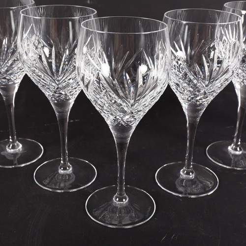 661 - A set of 6 Royal Doulton wine glasses, 18.5cm