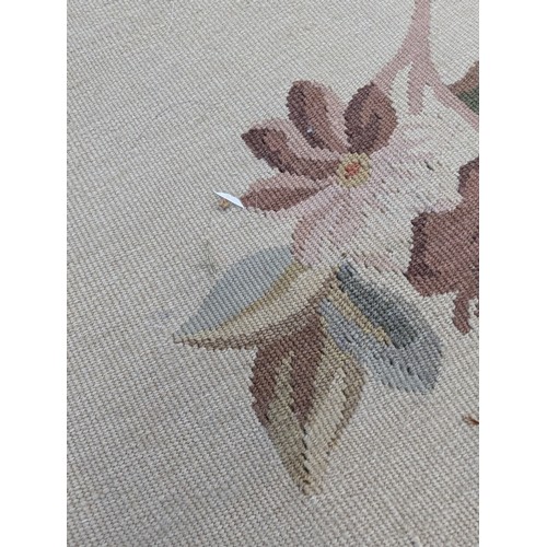 2281 - A cream-ground Aubusson style carpet. Length 300cm, width 240cm.