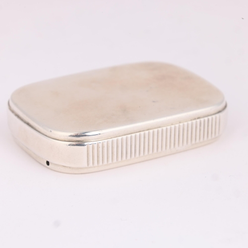 10 - SAMPSON MORDAN & CO - a late Victorian novelty silver 'Trick' Vesta case, London 1899, rounded recta... 