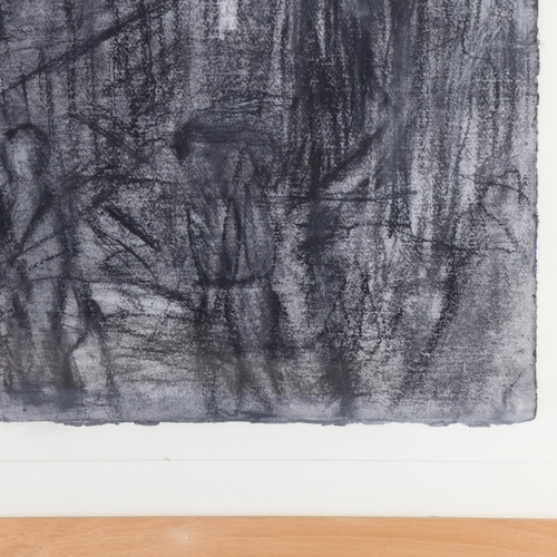 408 - Attributed to Leon Kossoff (1926 - 2019), Spitalfields circa 1991 - 1992, charcoal and crayon on pap... 