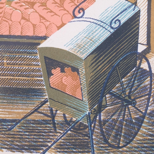 460 - Eric Ravilious (1903-1942), lithograph in colours on paper, Baker and Confectioner, 21.5cm x 14cm, m... 