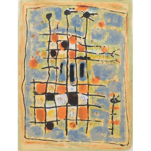 572 - Roger Bissere (1886 - 1964), abstract composition, limited edition lithograph, no. 33 of 220, signed... 