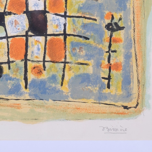 572 - Roger Bissere (1886 - 1964), abstract composition, limited edition lithograph, no. 33 of 220, signed... 