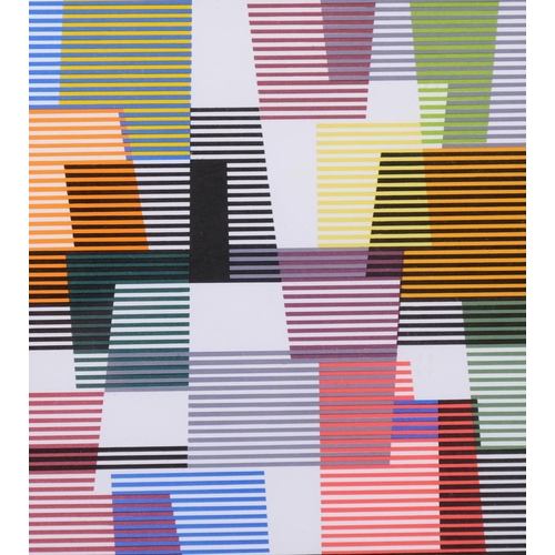 579 - Yaacov Agam (1928 - 1980), Op Art lithograph for XX' Siecle no. 56, unsigned, 30cm x 23cm, framed