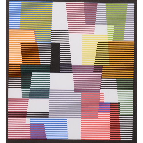 579 - Yaacov Agam (1928 - 1980), Op Art lithograph for XX' Siecle no. 56, unsigned, 30cm x 23cm, framed