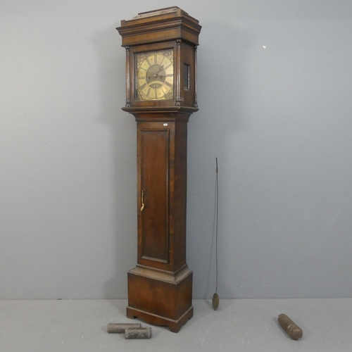 2151 - FRI OVERALL, WELLINGBROUGH - A 19th century oak cased eight day longcase clock, with 11