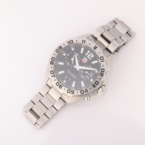 1006 - TAG HEUER - a stainless steel Formula 1 Alarm quartz calendar bracelet watch, ref. WAZ111A, circa 20... 