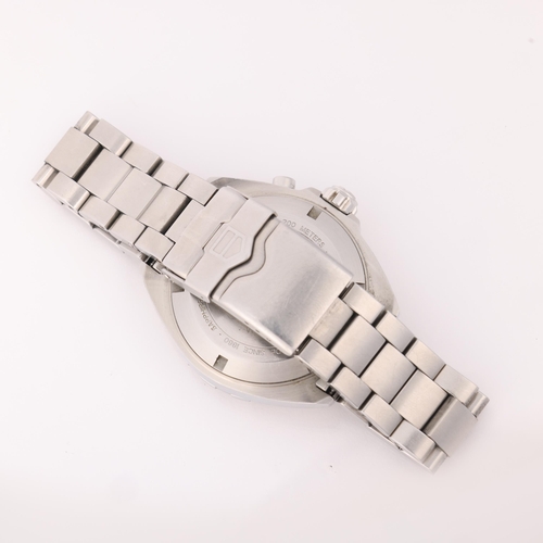 1006 - TAG HEUER - a stainless steel Formula 1 Alarm quartz calendar bracelet watch, ref. WAZ111A, circa 20... 