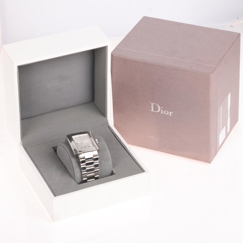 1028 - CHRISTIAN DIOR - a stainless steel Riva quartz calendar bracelet watch, ref. D101-100, circa 2008, s... 