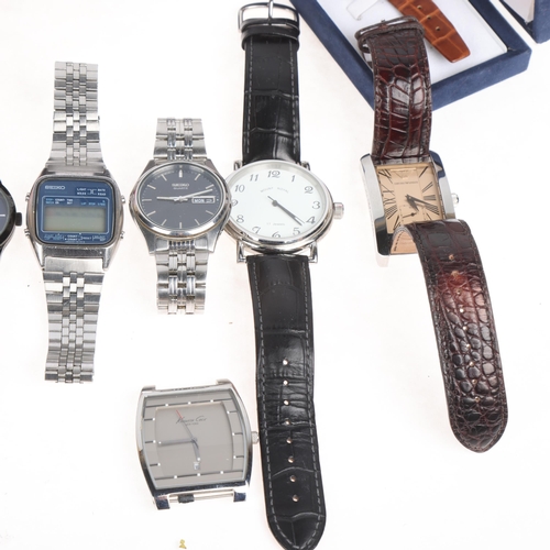 1042 - Various wristwatches, including Ruben Rausing, Tetra Pak commemorative wristwatch, Seiko quartz, Cas... 