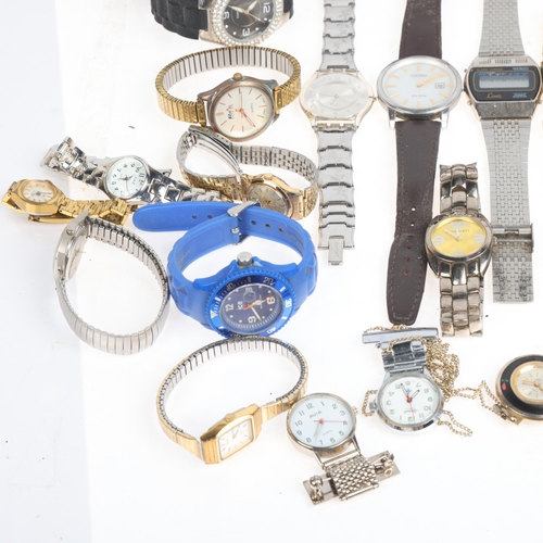 1047 - A large quantity of various wristwatches, including Michael Kors, Tissot, Rotary, etc