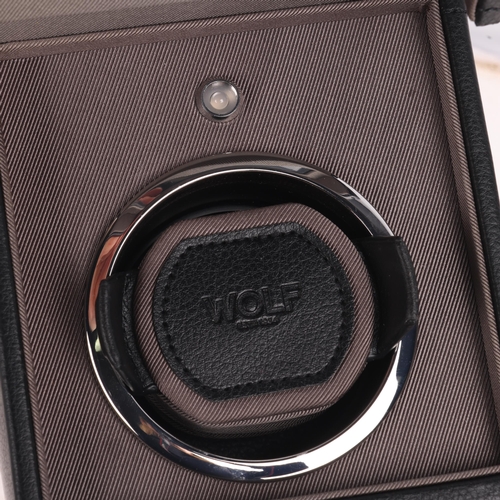 1052 - WOLF - a Cub Module 1.8 single automatic watch winder, with all accessories, boxed