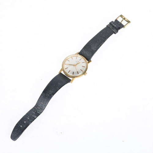 1059 - ZENITH - a Vintage gold plated stainless steel mechanical wristwatch, ref. 1296, circa 1970s, silver... 