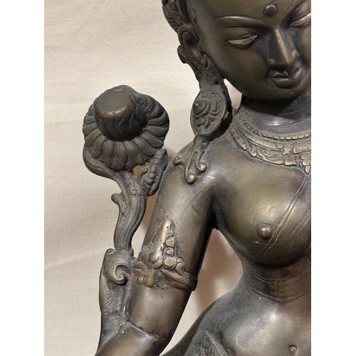 77 - A Thai bronze Buddha, height 41cm