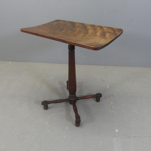 2447 - A Victorian rectangular mahogany centre table. Width 56cm, height 63cm, depth 38cm.