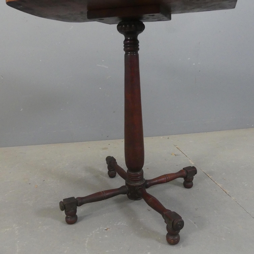 2447 - A Victorian rectangular mahogany centre table. Width 56cm, height 63cm, depth 38cm.