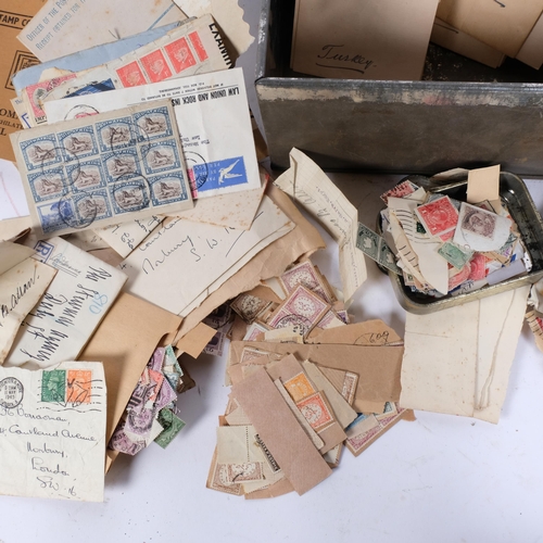 118 - A mixed collection of stamps, ephemera, etc