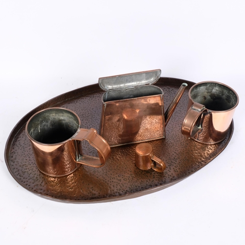 179 - A group of copper items, to include an 