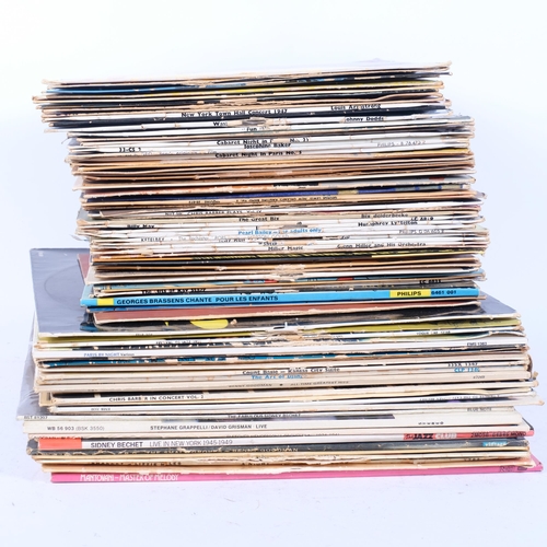 235 - A large quantity of New Orleans and Chicago jazz LPs, including some 10