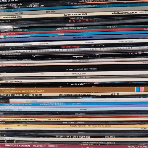 257 - A large collection of laser disc albums and CDs