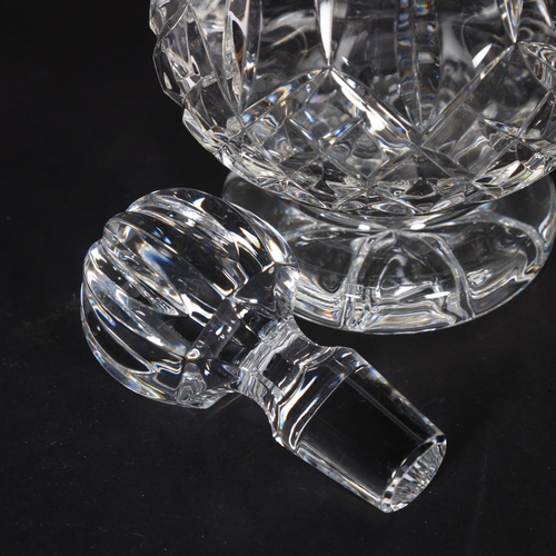 279 - A Waterford Crystal Lismore pattern decanter and stopper, 31cm