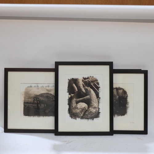 386 - 5 photograph prints by Sussex photographer Rick Moye, signed in pencil, framed and glazed