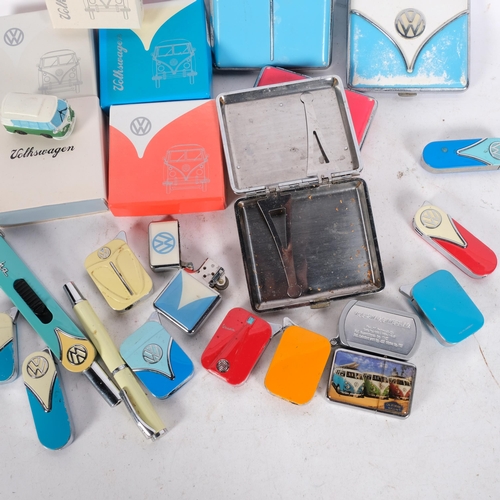 768 - A collection of Volkswagen designed lighters and cigarette cases