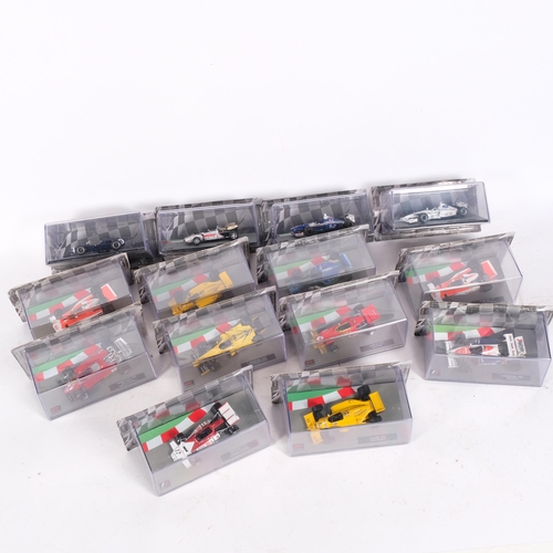 770 - 14 boxed diecast Formula 1 racing cars