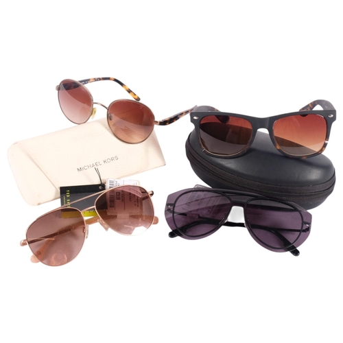 961 - 3 various sunglasses, including Michael Kors, Ted Baker, and another