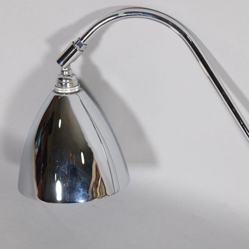 215 - A Bestlite BL6 all chrome wall lamp by ROBERT DUDLEY BEST, with impressed maker’s mark, British Best... 