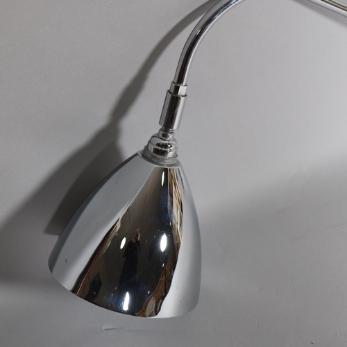 216 - A Bestlite BL6 all chrome wall lamp by ROBERT DUDLEY BEST, with impressed maker’s mark, British Best... 