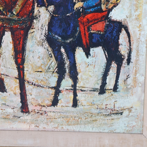 229 - A mid-20th century print after NISSAN ENGEL of Don Quixote, 70cm x 52cm, framed