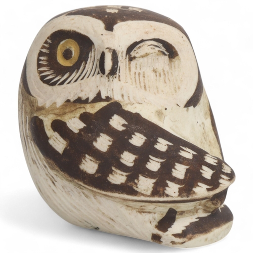 236 - EDWARD LINDHAL and STIG LINDBERG for Gustavsberg, Sweden, a Knip (winking) owl from the Minerva seri... 