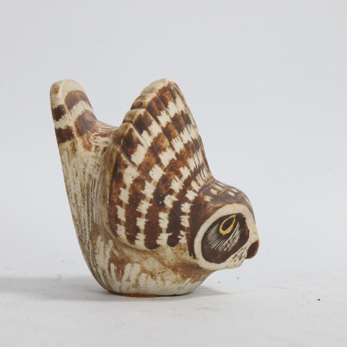 237 - EDWARD LINDHAL and STIG LINDBERG for Gustavsberg, Sweden, a Burr (ruffled) owl from the Minerva seri... 