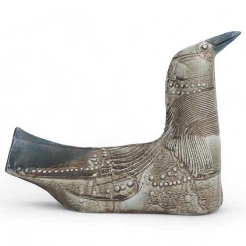 240 - BERTIL VALLIEN for Rorstrand, Sweden, a large size ceramic stylised bird (adult seagull?), designed ... 