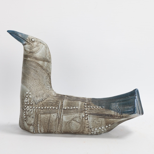 240 - BERTIL VALLIEN for Rorstrand, Sweden, a large size ceramic stylised bird (adult seagull?), designed ... 