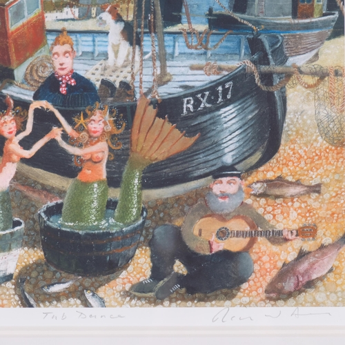 314 - Richard Adams (born 1960), Tub Dance, limited edition print, signed in pencil, no. 12/25, image 30cm... 