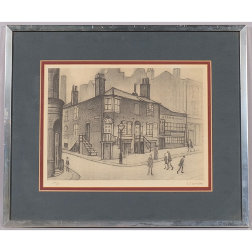 324 - Laurence Stephen Lowry (1887 - 1976), Great Ancoats Street, limited edition print, signed in pencil,... 