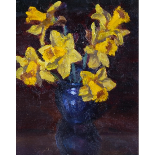 342 - Peter Radmall, 2 still life studies, oil on board, 1990 and 1998, largest 18cm x 16.5cm, framed