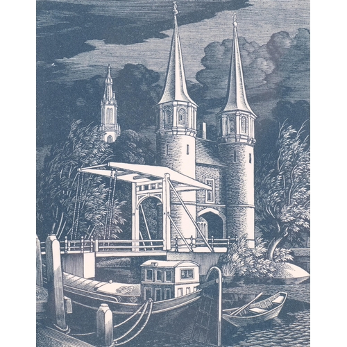 450 - George Mackay (1900 - 1983), The Gateway, wood engraving, plate 12.5cm x 10cm, mounted