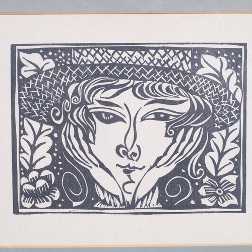 452 - Raoul Dufy (1877 - 1953), Destinee, woodcut published by Feuillets d'Art Paris 1920, plate 10cm x 14... 