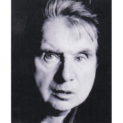 460 - Francis Bacon, 3 photographic portraits, circa 1980, by Jorge Lewinski, each image 26cm x 19cm, moun... 